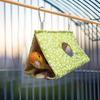 , Portable Birds Sleeping Bed Cave Shed Hut Finch Cage for Lovebird Parakeet