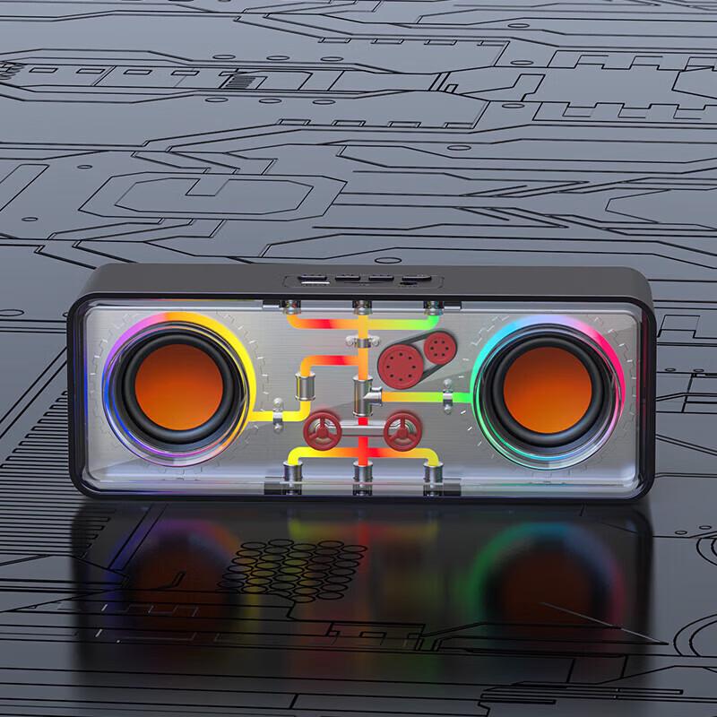 Recci RSK-W38 HiFi RGB Bluetooth Speaker CN plug (adapter included)