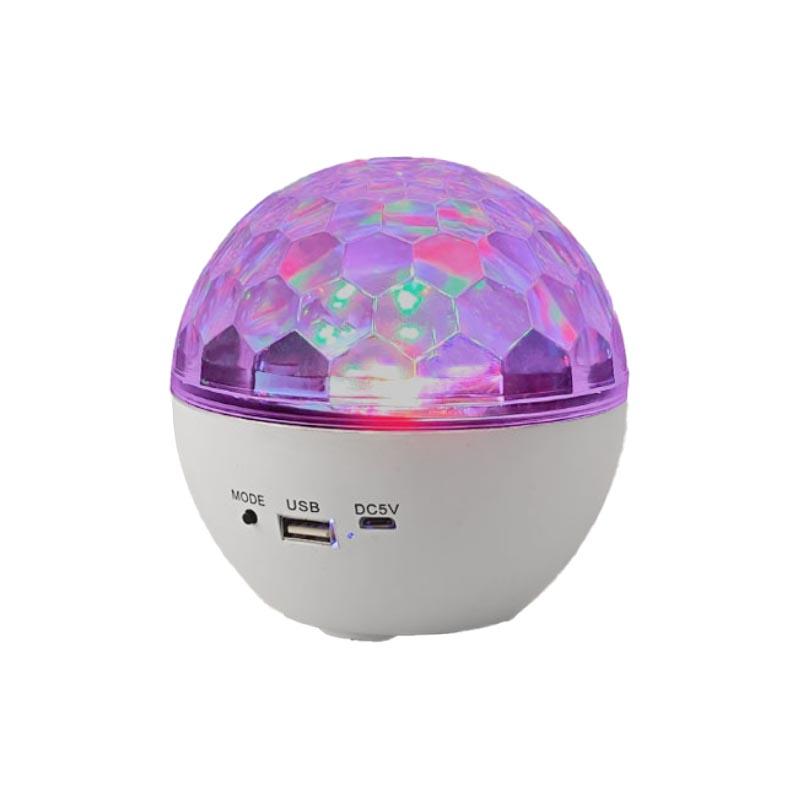 RGB LED Starry Sky Projector with Bluetooth Speaker Voice Activated Ambient Light Room Party Disco Stage Decorations Child Gift