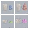 Reusable Mould Figurine Molds Silicone Ornaments Moulds for Various Occasions