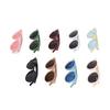 9pcs Oval Kids Sunglasses Reflective UV Protection Multi Colors Toddler Sunglasses Portable