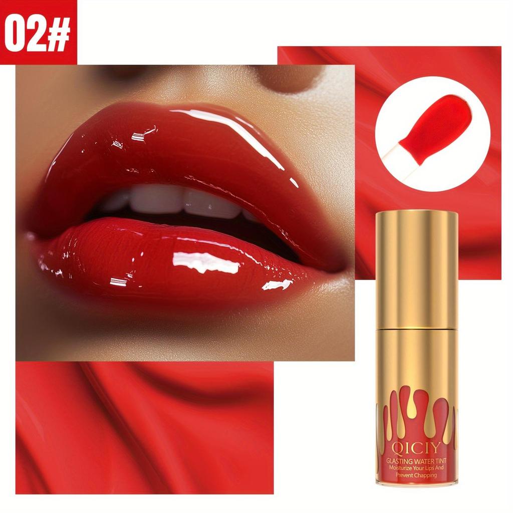 6 Colors Sexy Moisturizing Lip Glaze Pearlescent Anti-Drying Lipstick Non-stick Cup Waterproof Non-greasy Lipstick