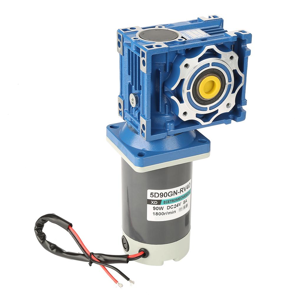 Motor cu melc 5D90GN RV40 90W 24V CC cu viteză reglabilă și autoblocare (30k)