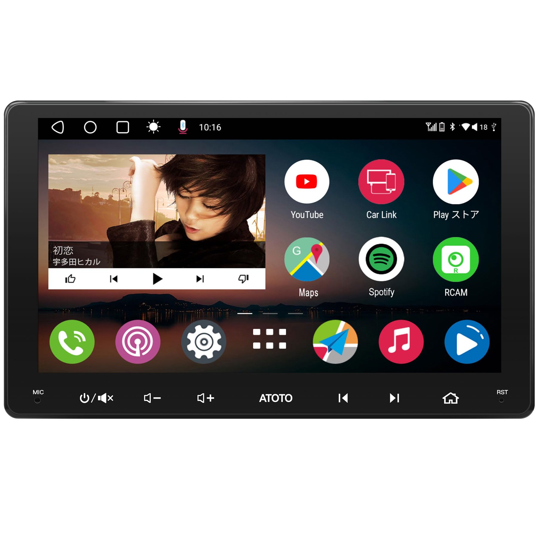 

ATOTO A6 PF Двойной DIN Android Car Wireless Android Auto IPS Android Audio Интегрированный автомобильный GPS Dual Tethering [9 дюймов] Стерео, CarPlay, Беспроводной,