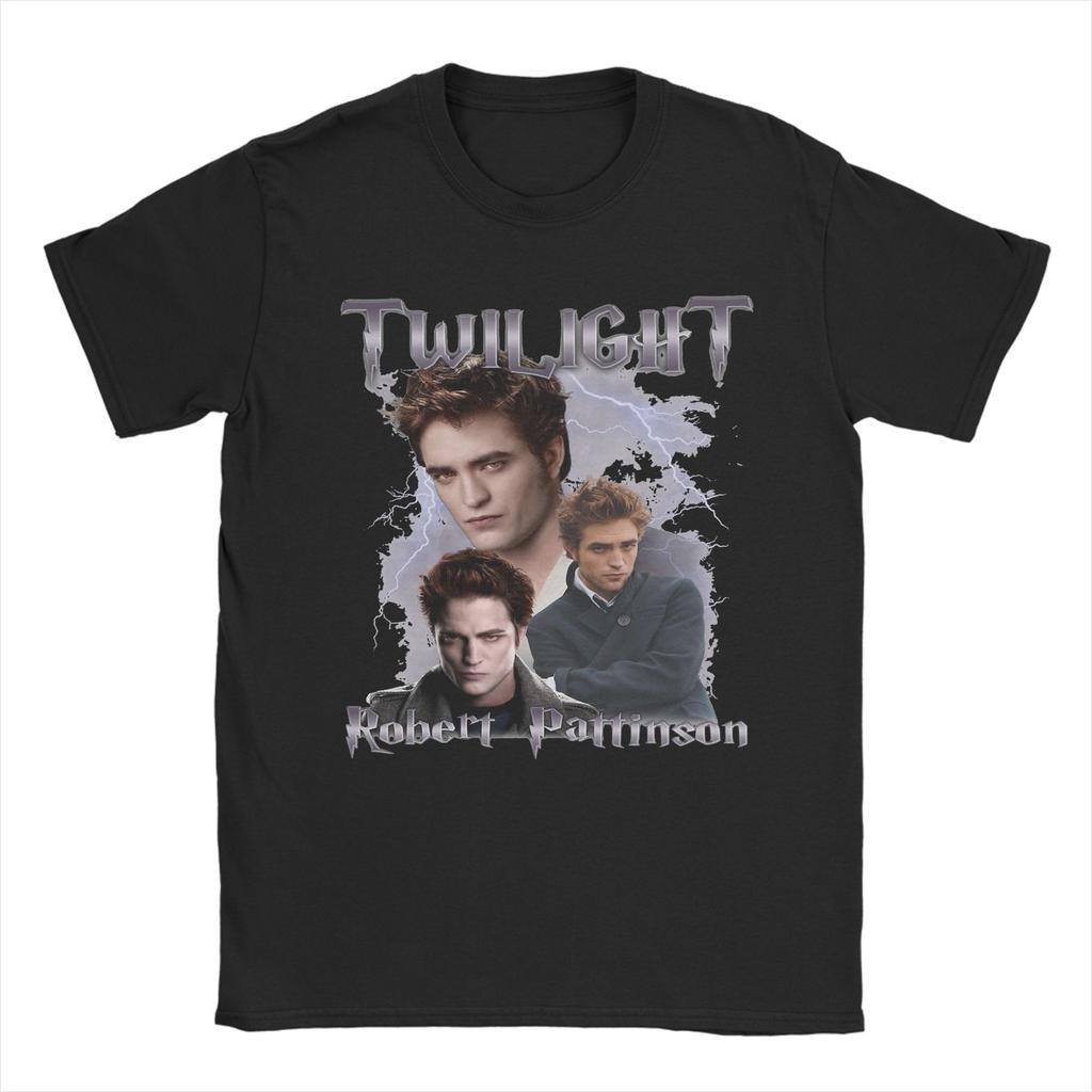 Creative Edward Cullen Vintage 90s Twilight TShirts for Unisex O Neck Pure Cotton T Shirt Short Sleeve Tee Shirt Clothing