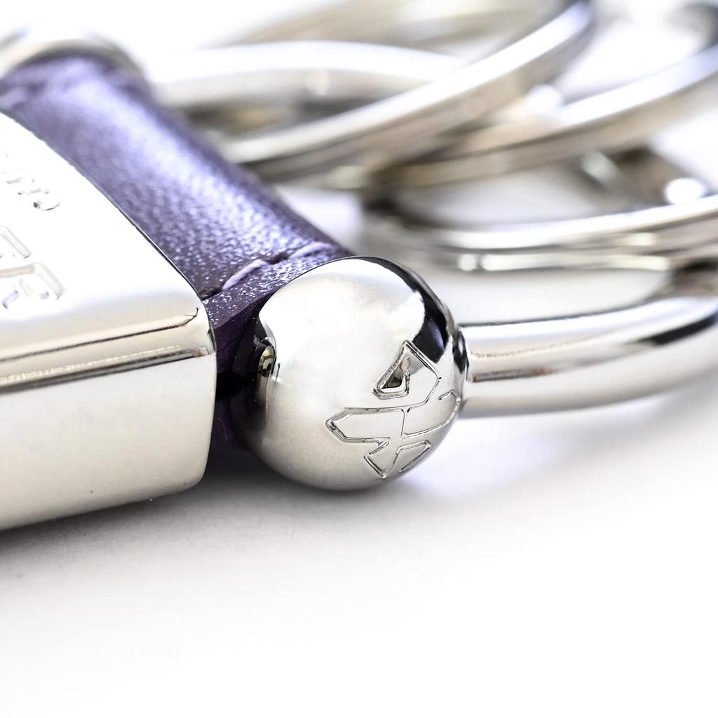 Ettinger Royal Collection 3-Ring Key Ring, Men's, ST152ASL, Purple [Used]