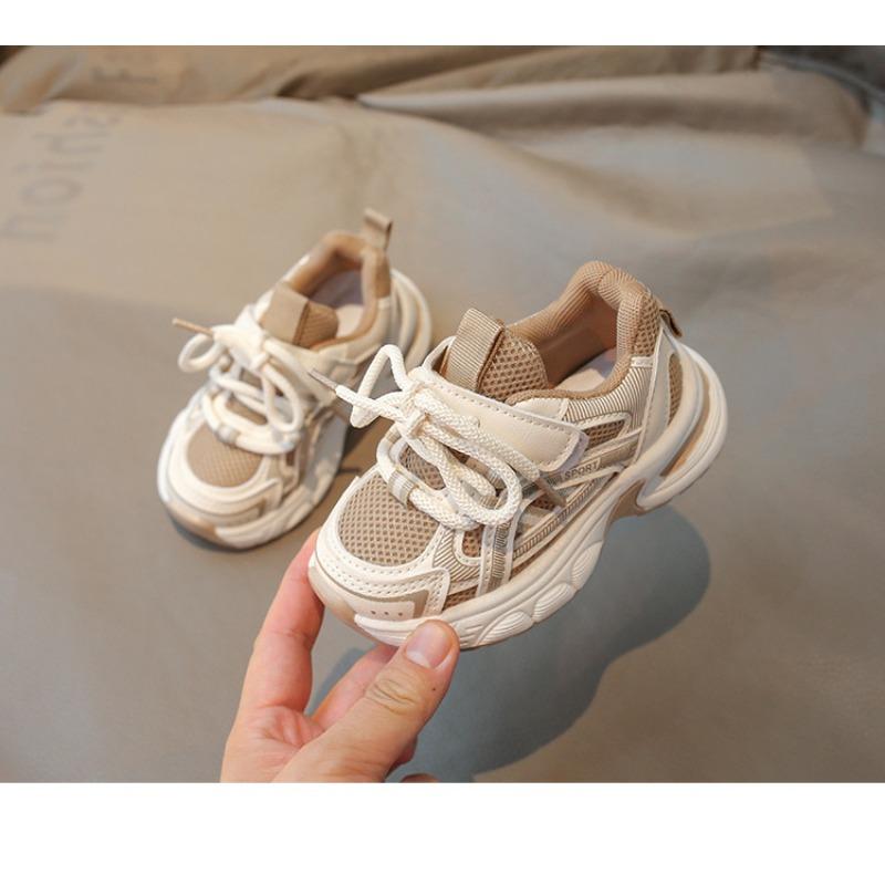 

Children s Sneakers, Spring Kids Breathable Mesh Chunky Shoes, Toddler Running Shoes, Baby Footwear. 30 хакі