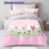 BT21 Pattern Bedding Home Decoration Birthday Gift ( 1 Duvet Cover + 2 Pillowcase, Without Core),fan Merchandise.