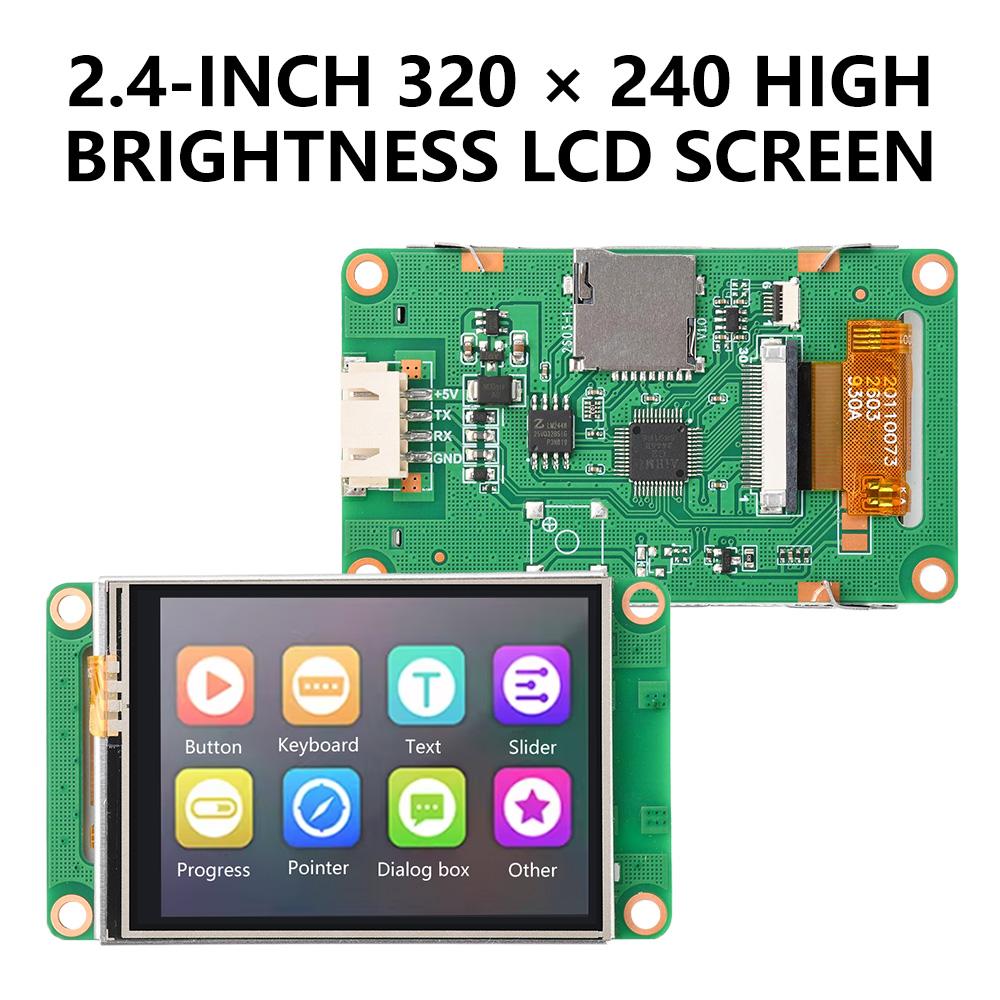 2.4 inch 320x240 TFT Intelligent Display Screen No Touch/Resistive Capacitive Touch Ultra Slim Embedded LCD Module SPI Port