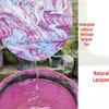 DIY Lacquer Round Fan Painting Set - Includes Pigment and Absorbent Paper