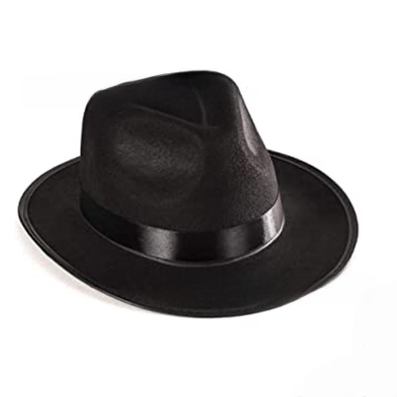 Classic Western Cowboy Hat With White Ribbon For Christmas Party Costumes And Gift Gifting
