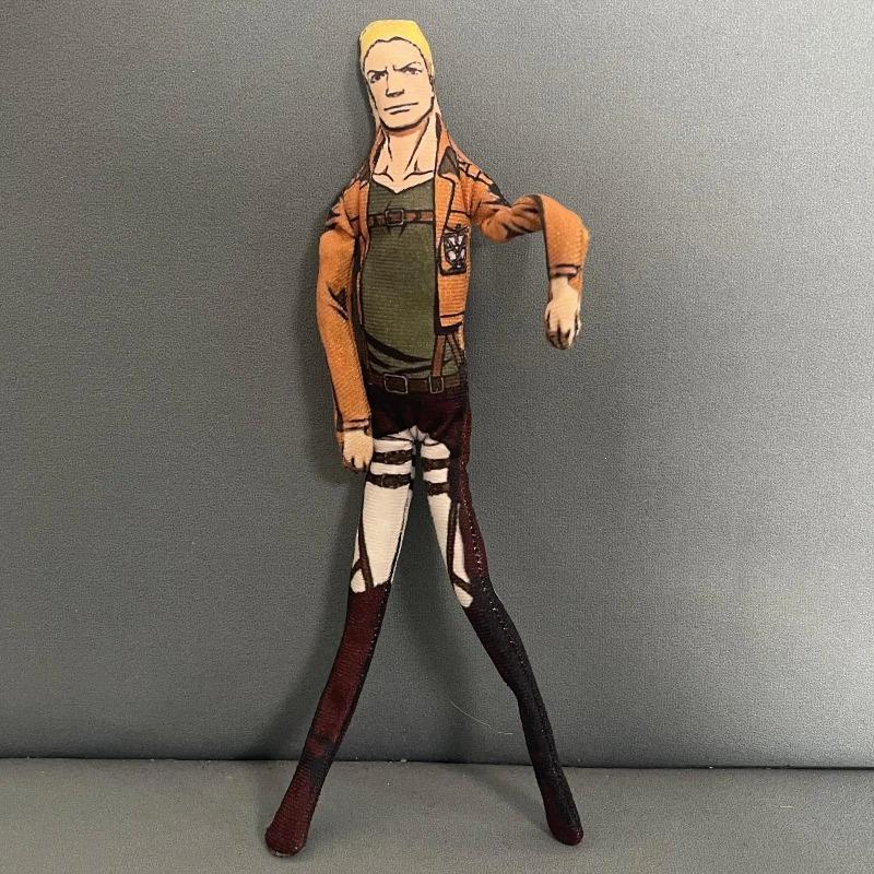 Attack on Titan Reiner Braun Zoë Hange Stuffed Dolls movable Abstract Body Wire Skeleton Halloween Prop Hand-made