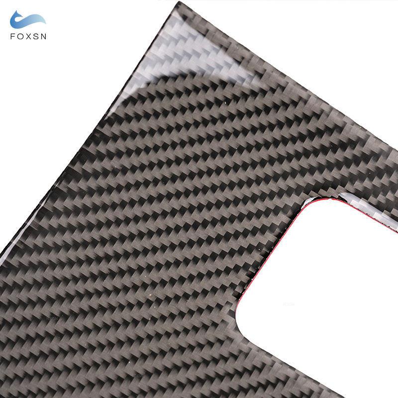 For Chrysler 300 300C 2011 2012 2013 2014 Soft Carbon Fiber Car Styling Center Control Gear Shift Panel Frame Cover Trim