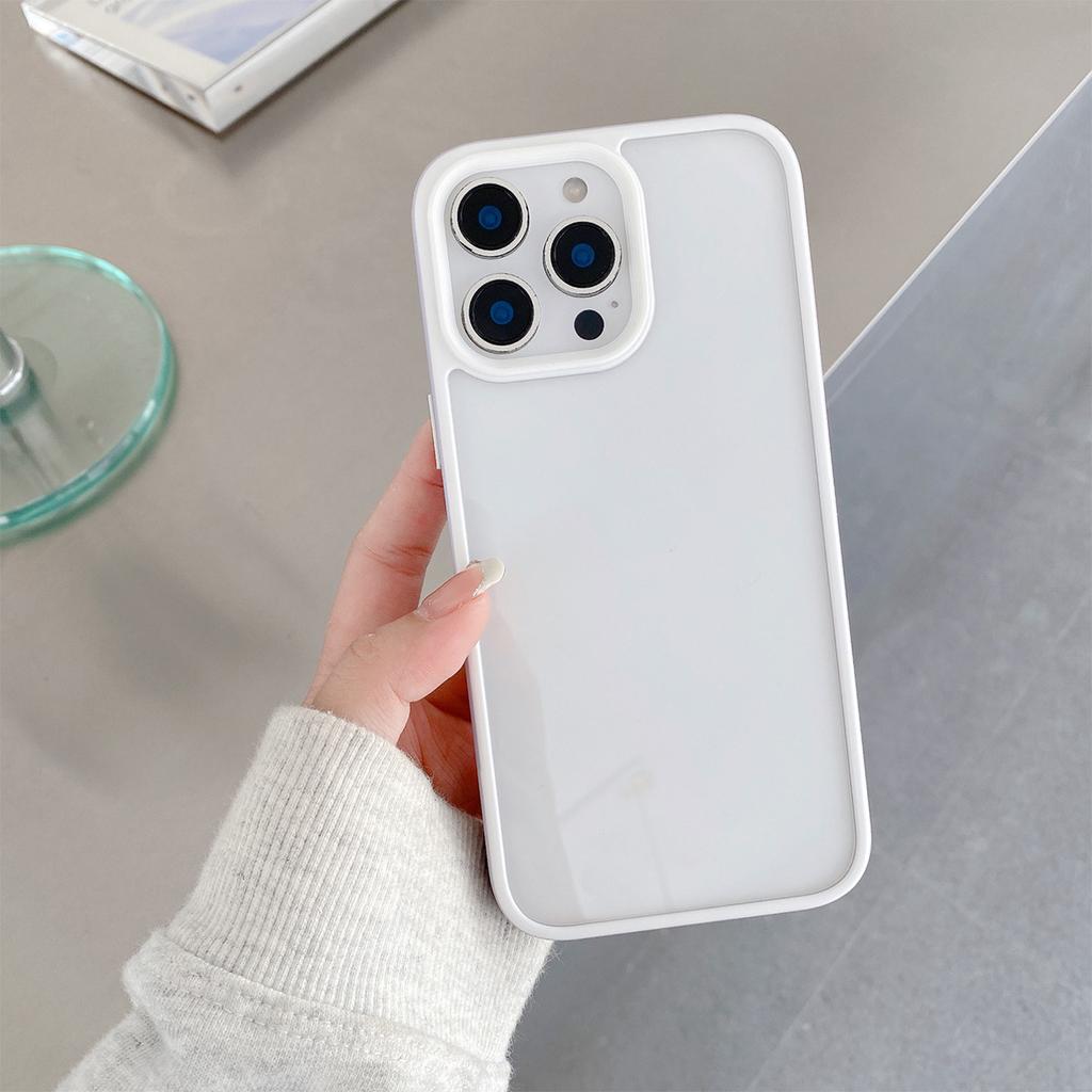 Mobile Phone Case Stand Four Corner Lanyard for Apple 2-in-1 Mobile Phone Case Simple Women's Fashion Transparent Mobile Phone Case