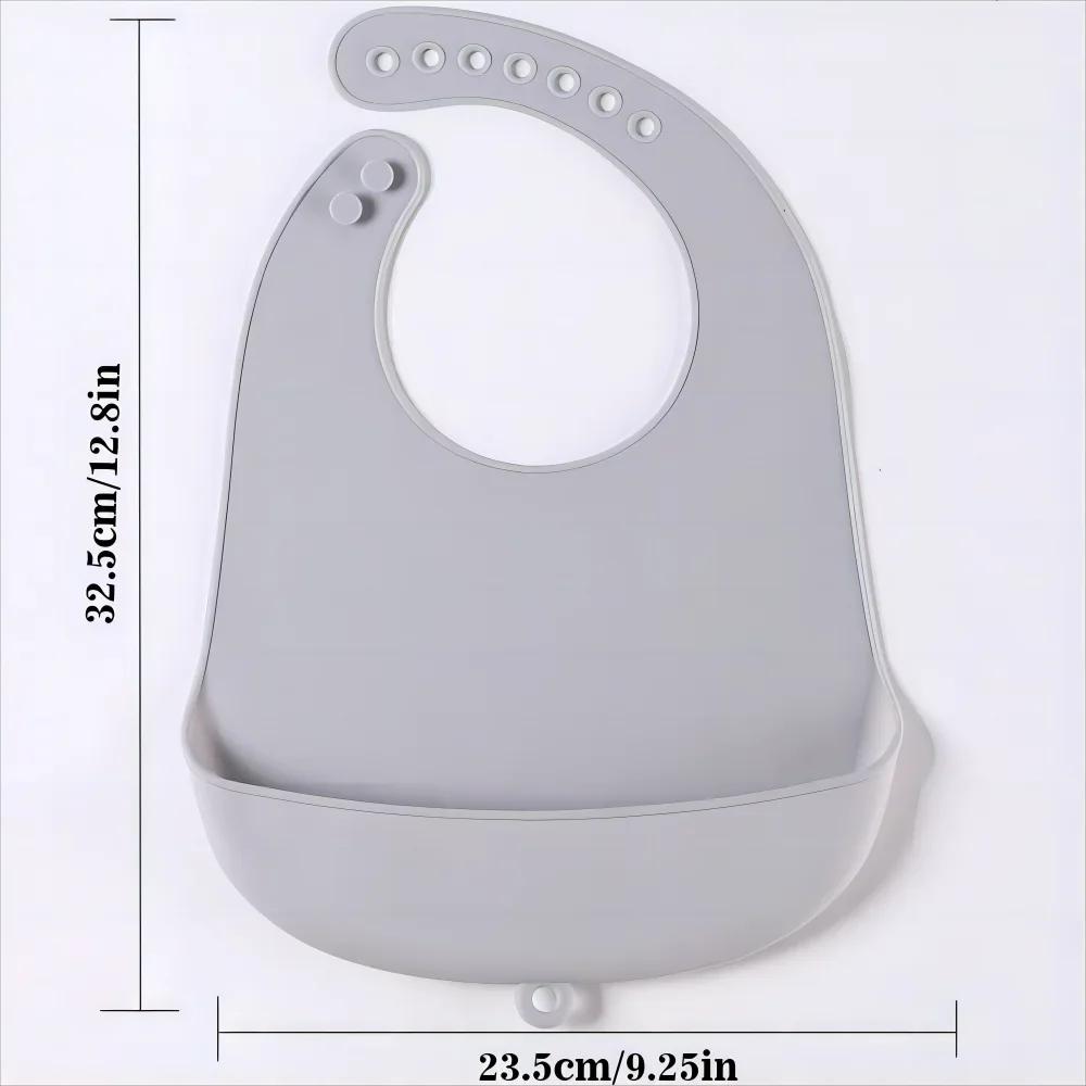 Silikon Baby Lätzchen zum Essen Leicht zu reinigen Baby Lätzchen Sabberhandtuch Wasserdichte Kinder Silikon Lätzchen