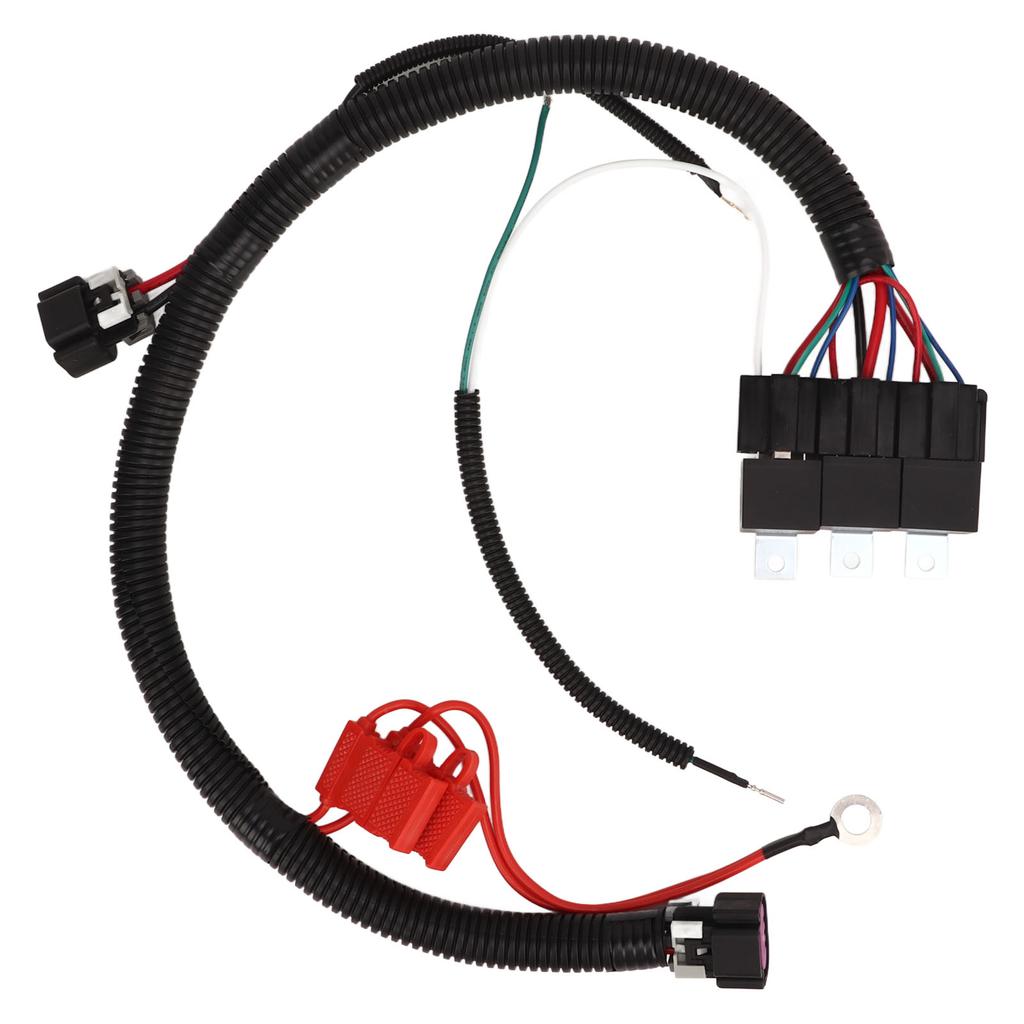 Dual Electric Fan Upgrade Wiring Harness 7L5533A226T Electric Cooling Fan Wire Harness for ECU Control Truck SUV