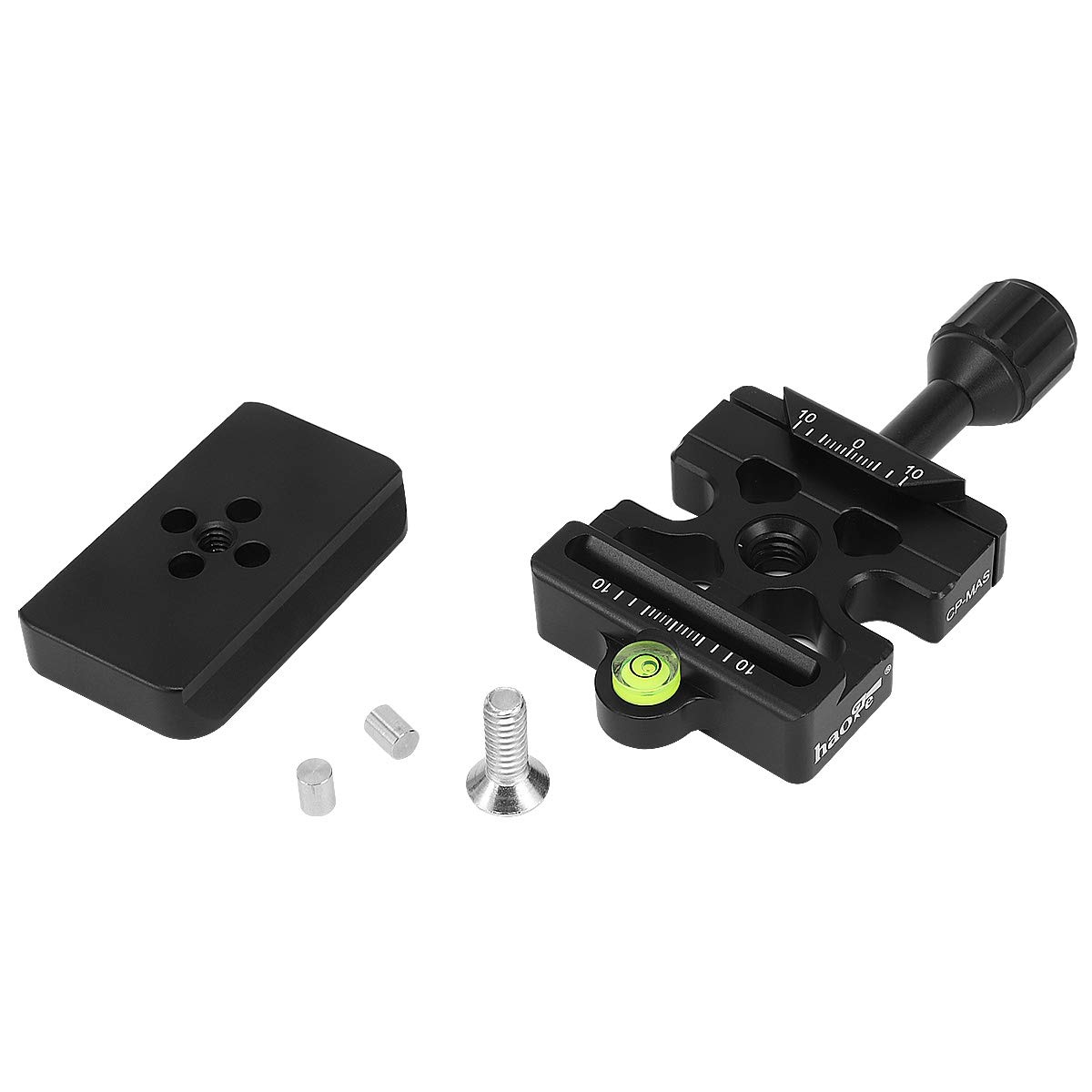 

Haoge Quick Release Clamp with Base Adapter Converter for Manfrotto RC4 System to CP-MAS RC4/400PL Arca-Swiss 400PL/405/410/RC4