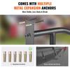 Handrails for Outdoor Steps 29" Wall Mount Safety Railings for 1-3 Steps