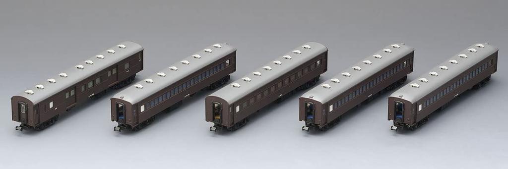 TOMIX N Gauge JNR Old Passenger Car Soya Main Line Local Train Set 98413 Railway Model Passenger Car