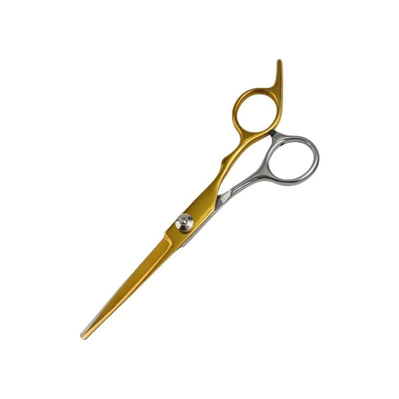 Stainless Steel Barber & Hairdressing Scissors Set: Flat Tooth & Thinning Options
