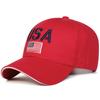 Unisex USA Letter Embroidery Baseball Caps Spring Autumn Outdoor Adjustable Casual Hats Sunscreen Hat Sports Cap