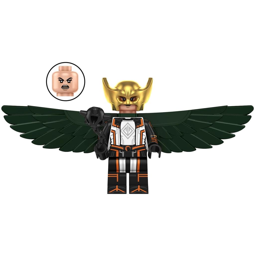 Eagle Girl Assembling Building Blocks Figure Children's Educational Toy Gift