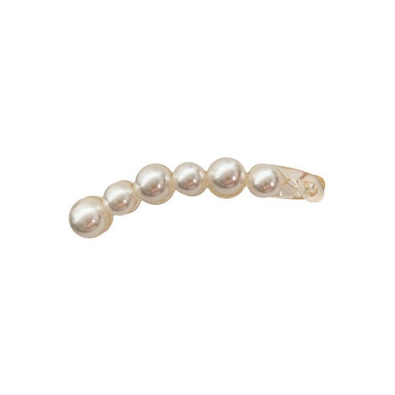 Luxury Pearl Hair Clips Anti-Scratch Durable Hair Barrettes for Women Girls Travel Dating Hair Accessories