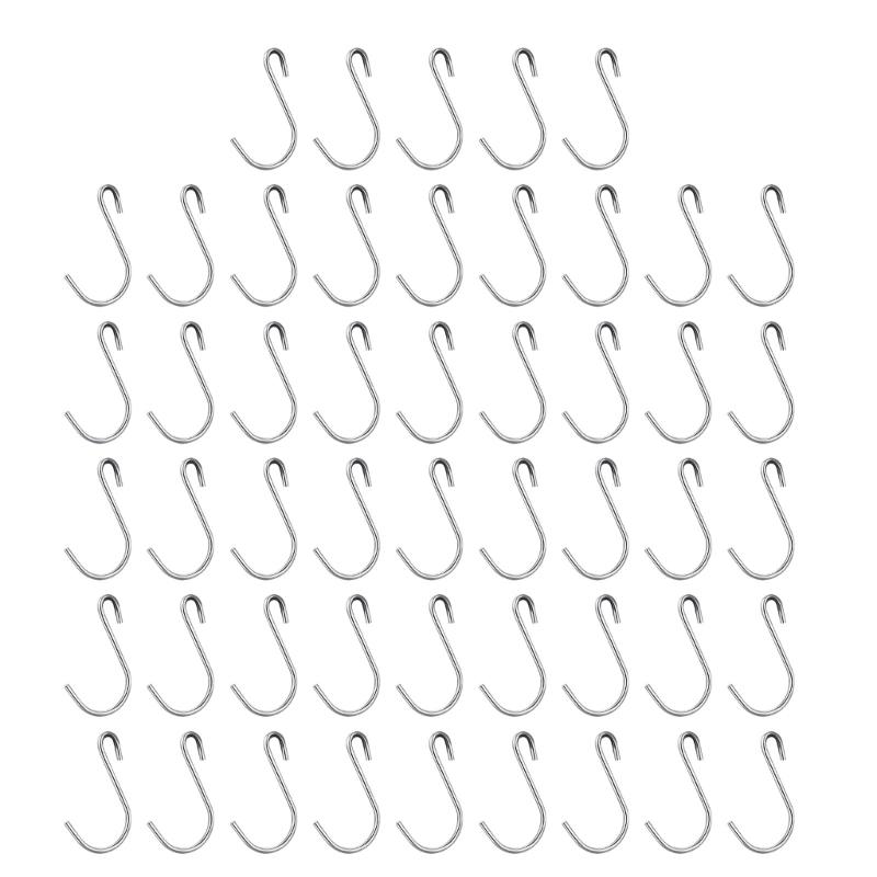 Heavy Duty S Hooks Plant Hangers Outdoor for Hanging Plant Bird Feeder Wind Chimes Flower Baskets Christmas Ornaments