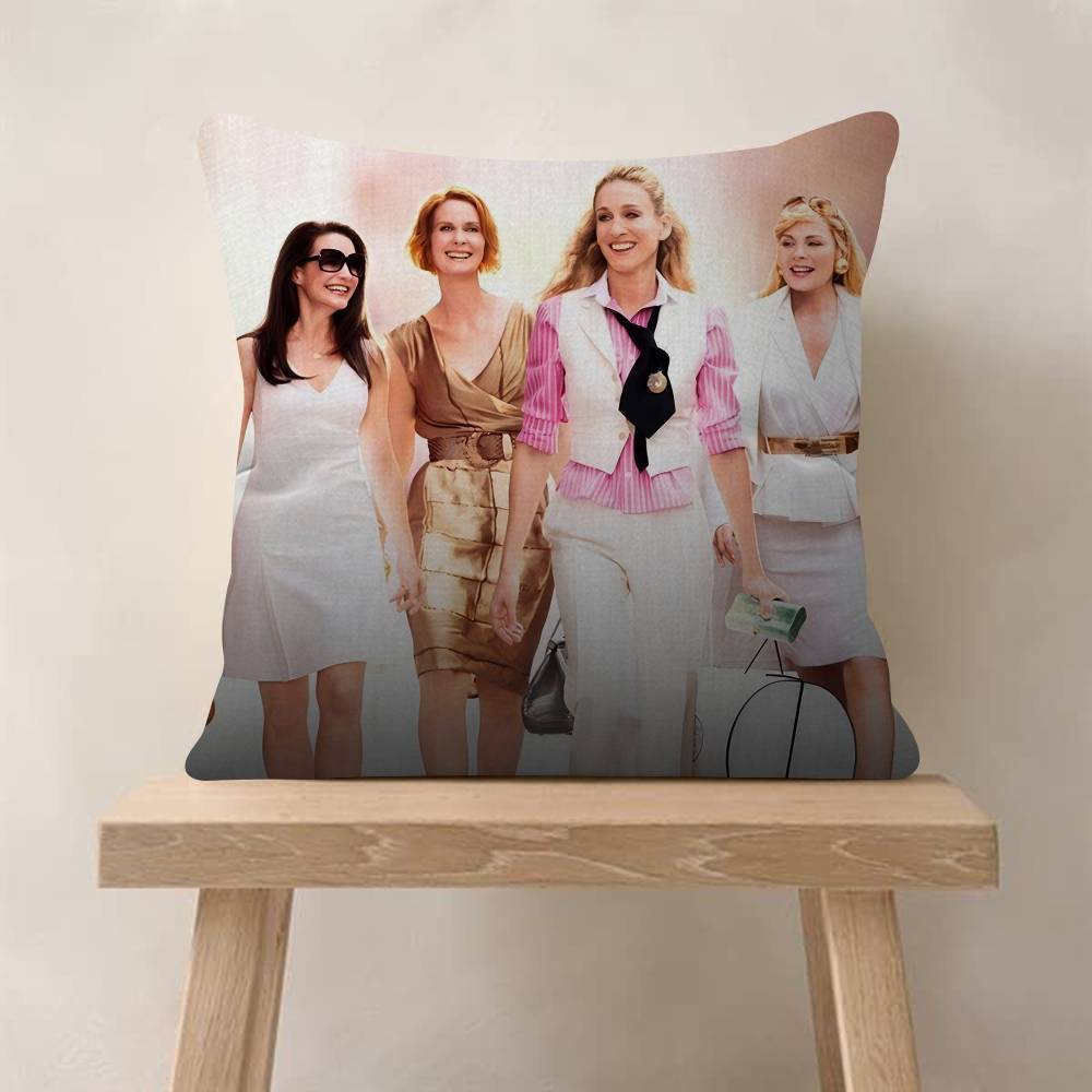 TV Series Sex And The City Anime Pillowcase Toon Gift Cushion Cover Bedroom Home Sofa Chair Seat Decor Pillow Case