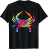 Blauer Krebs Tie Dye Vintage Retro Maryland Krebs Geschenk Unisex T-Shirt