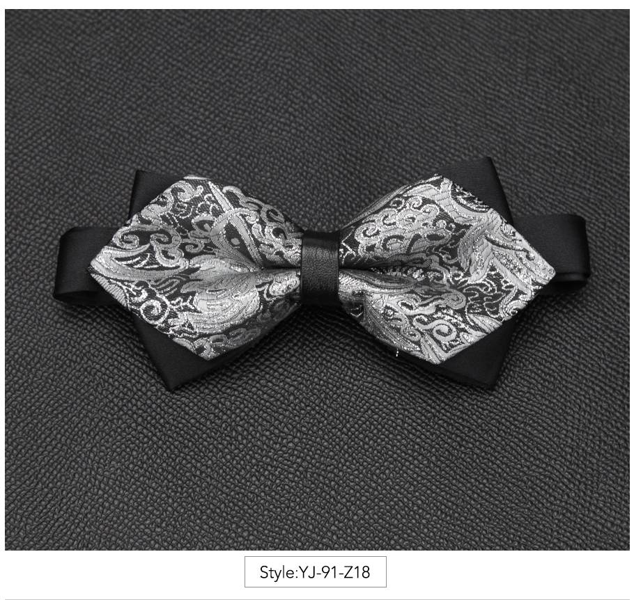 

Men Bowtie Newest Butterfly Knot Mens Accessories Luxurious Bow Tie Black Cravat Formal Commercial Suit Wedding Ceremony Ties