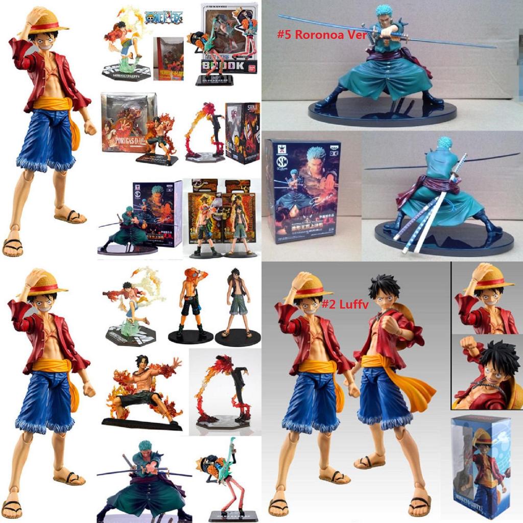 Premium One Piece Pvc Figure Figurine Featuring Monkey D Luffy Ace Zoro Sanji Anime Doll Model