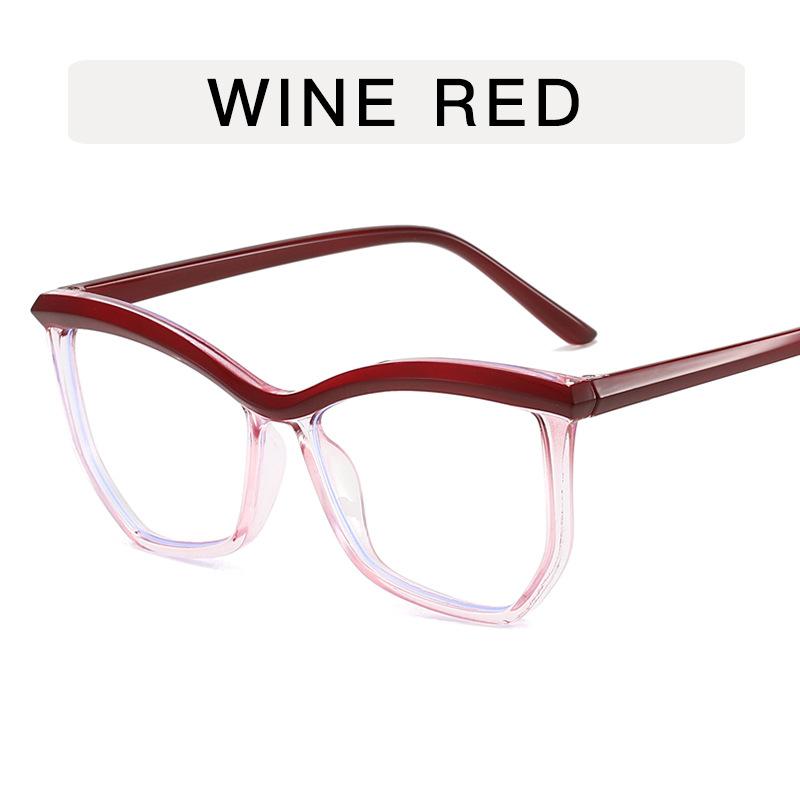 

Black Computer Glasses Frame Women Men Anti Blue Light Square Eyewear Blocking Glasses Optical Spectacle Eyeglass Cat Eye