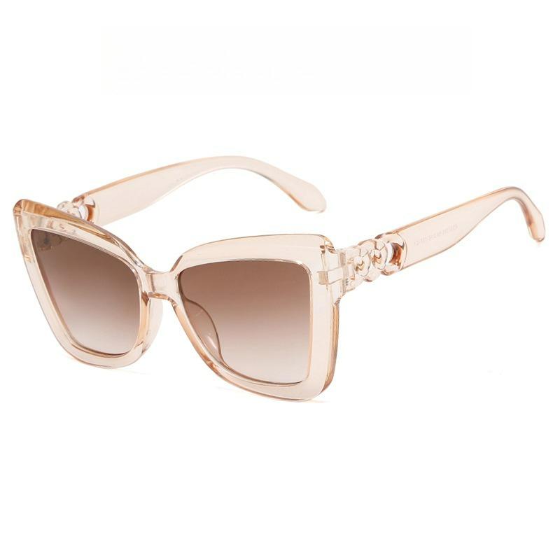 1Stk/3Stk Damenmode Katzenaugen-Sonnenbrillen-Set Niedlich Lässig und Schlicht Geeignet für Sommerurlaubsreisen