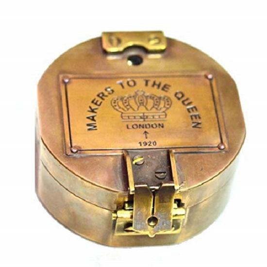 

Working Heavy Brass Brunton Compass