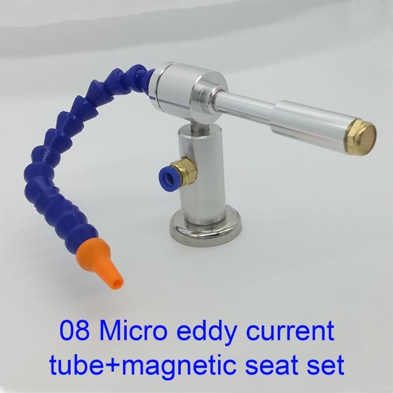 Industrial Aluminum Alloy Vortexs Cooling Tube 7 Bar 520Btu Dry Airflows Machine With Magnetic Base for Welding Drilling