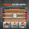 Router Sled, 64 inches, Portable and Easy to Adjust Slab Flattening Jig, DIY Woodworking Router Sled for Flattening Slabs, Slab Guide Jig Trimming