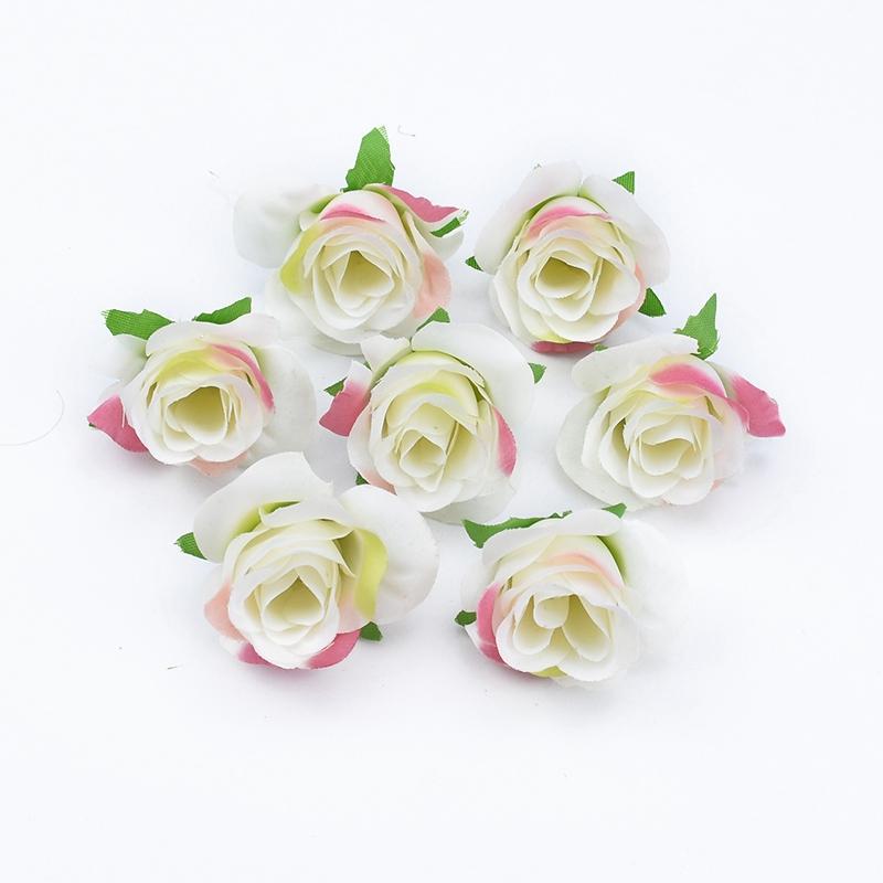 Artificial flowers Silk Roses Bud Home festival party Outdoor Garden arch Decor Diy gift candy box brooch Wedding Bridal Bouquet