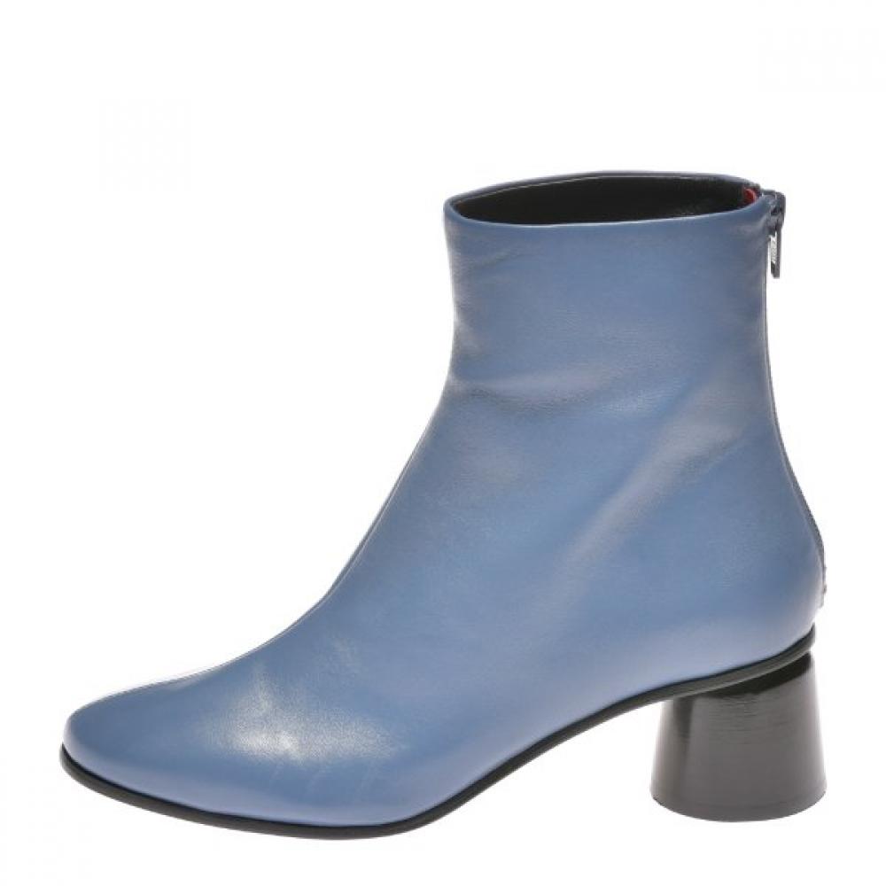 Halmanera Riccio Anna נשים S מינימלי עור כבש מגפוני קרסול hS23hal001bl