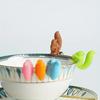 5pcs Silicone Squirrel Shaped Tea Bag Holder Candy Color Tea Bag Clip  Afternoon Tea
