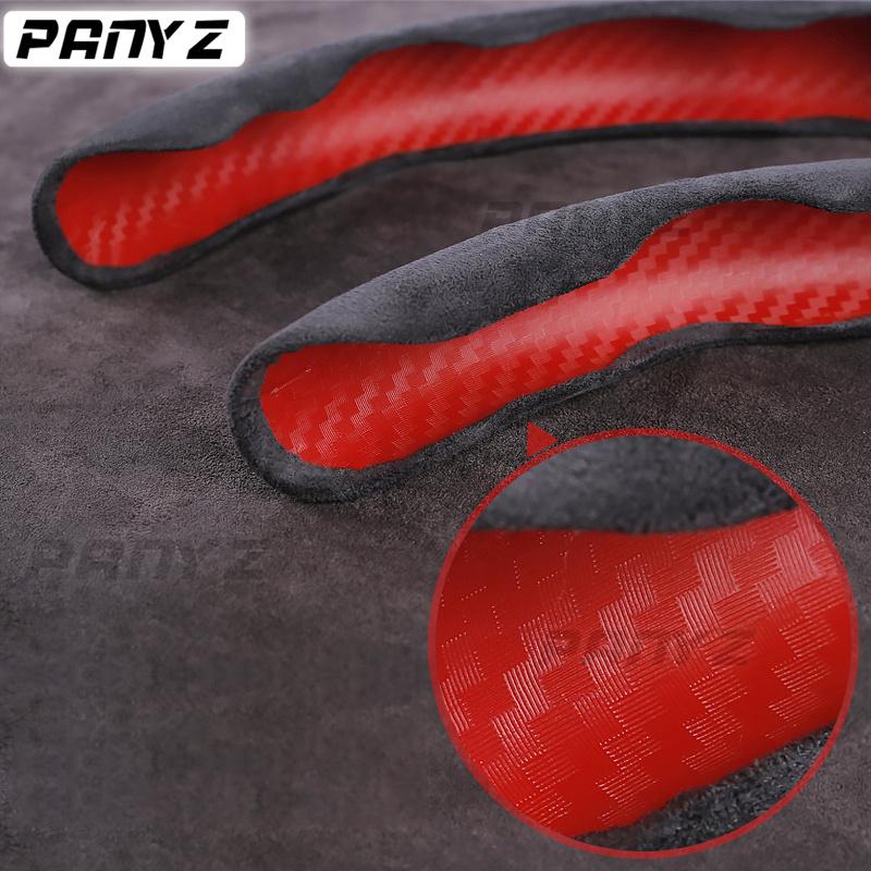 Non-slip Car Steering Wheel Cover Suede For Baojun 310 330 360 510 530 560 610 730 RS-3 RC-5 RM-5 Car