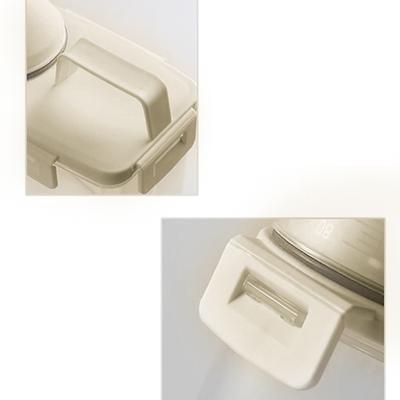 Contenedor de Almacenamiento de Cereales con Boquilla Vertedora Contenedor de Cereales Resistente Tarro de Almacenamiento de Alimentos Resistente Ideal para la Cocina y el Exterior