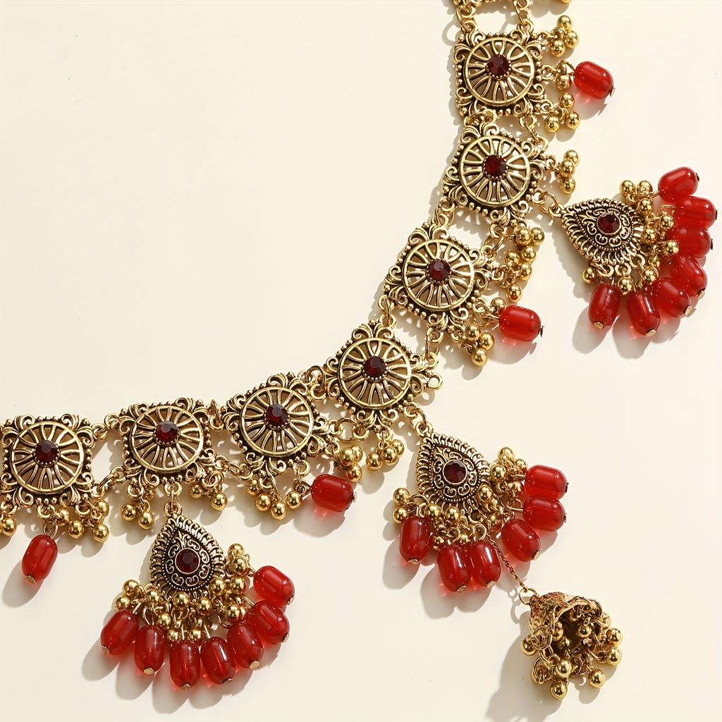 Bohemian Style Exotic Waist Chain, Fashionable and Elegant Tassel Multicolor Design, Daily Wear Stage Performance Accessories, Personalized