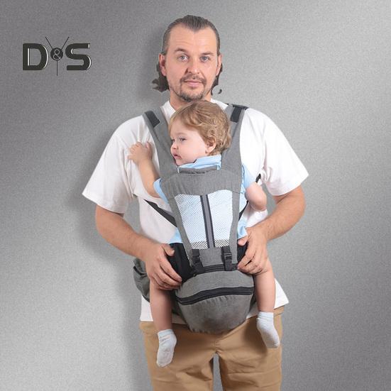 Ergonomische Babytrage mit Hüftsitz, Taillenhocker, verstellbare Trage für Neugeborene und Kleinkinder, für bequemes Stillen, sicherer, freihändiger Baby-Taillenhocker