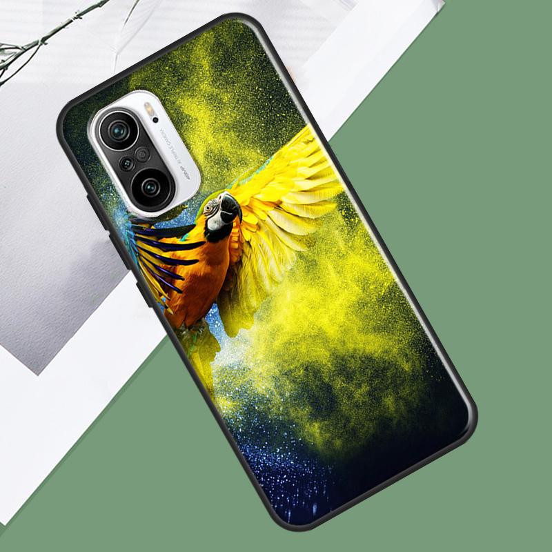 Animal Parrot Birds Case For Xiaomi 13 14 15 Ultra 13T 14T 15T Pro 17 Pro Max POCO F7 F5 F6 X5 X6 X7 Pro Cover