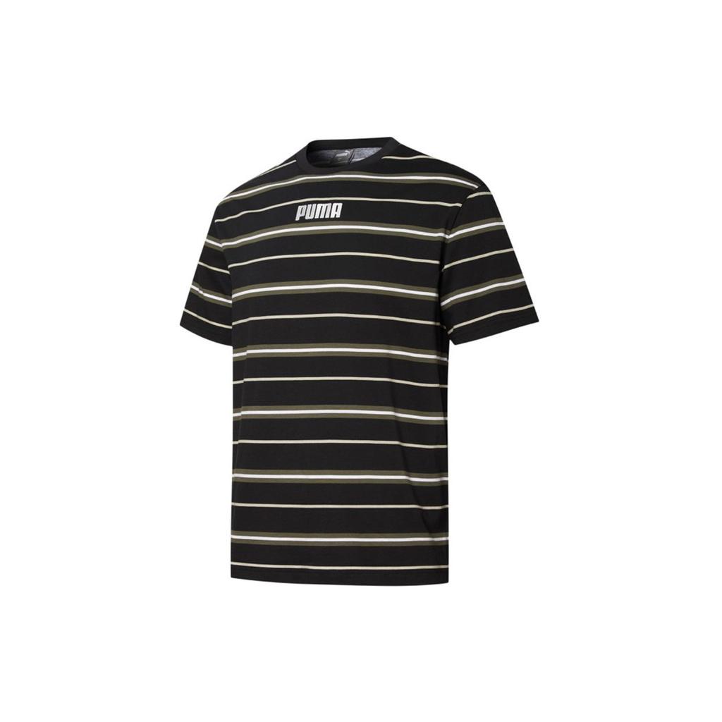 Puma T Shirts Men's Black Crew Neck Moderate Straight Fit 847668-01