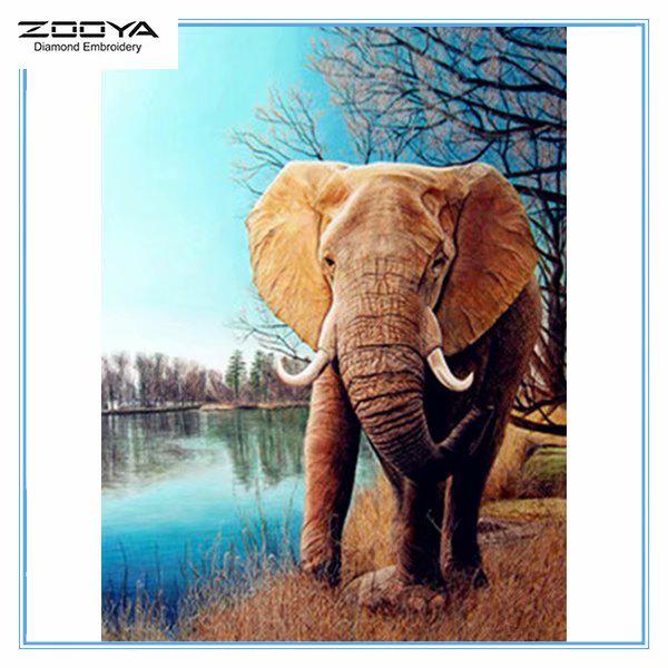 

ZOOYA DIY 3D Алмазная вышивка Крестиком Главная Декор Пейзаж