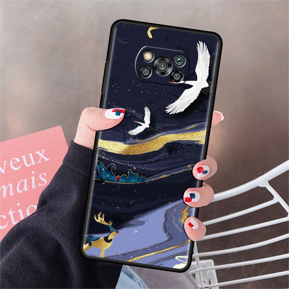 

Чехол для Xiaomi Mi Poco X3 NFC X4 Pro F3 F4 GT M4 M3 F1 C40 11 Lite 11T, мягкий силиконовый чехол для телефона Opera Retro Girl Shell Mi 11T