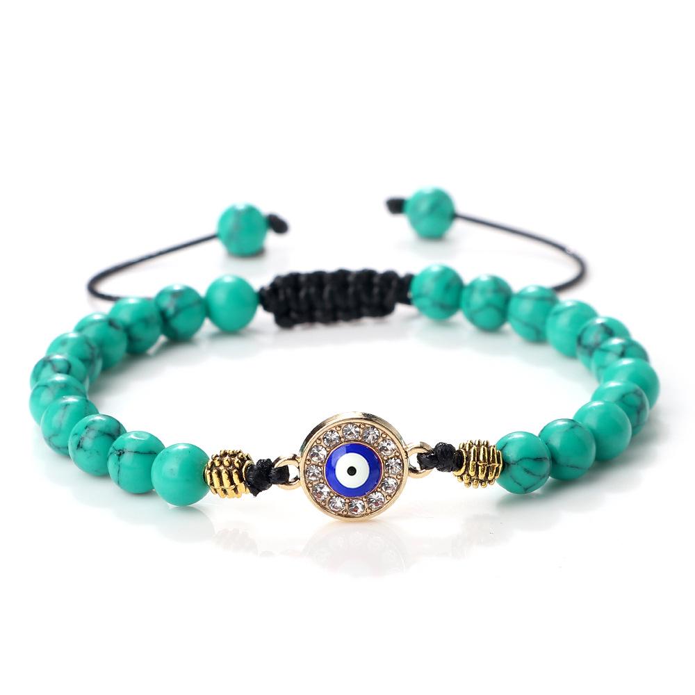 Handmade Ethnic-Style Demon Eye Beaded Bracelet