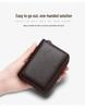 Genuine Leather Multi-Card Holder for Men & Women with Customizable Slots